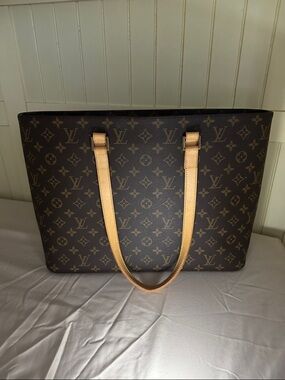 Louis Vuitton Brown Monogram Canvas Luco Tote